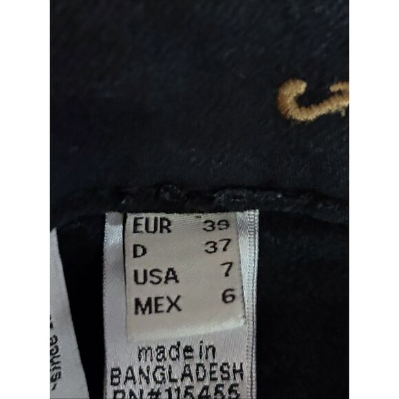 Mango Women’s Black Alice Slim Jeans Size 7 (6132) - Picture 8 of 9